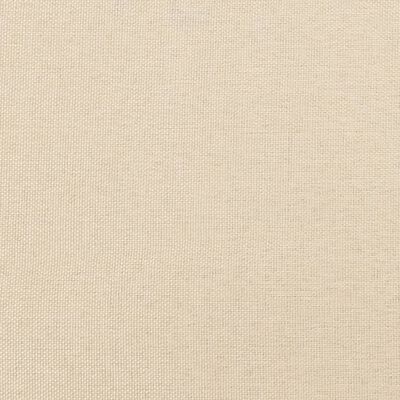 vidaXL Cabeceira de cama tecido 90x5x78/88 cm creme