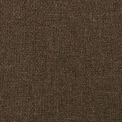 vidaXL Cabeceira cama c/ abas tecido 83x23x118/128 cm castanho-escuro