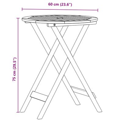 vidaXL 3 pcs conjunto bistrô tecido e madeira maciça cinza-acastanhado