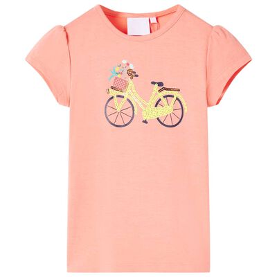 T-shirt infantil coral néon 104