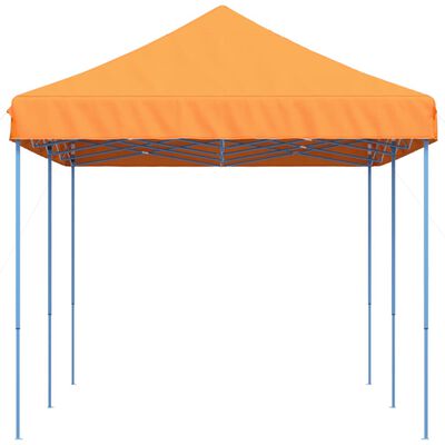 vidaXL Tenda para festas pop-up dobrável 580x292x315 cm laranja