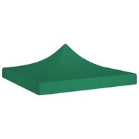 vidaXL Teto para tenda de festas 2x2 m 270 g/m² verde