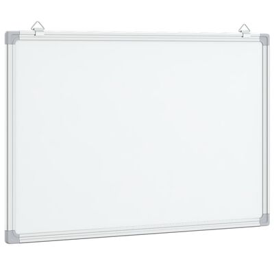 vidaXL Quadro branco magnético 40x30x1,7 cm alumínio