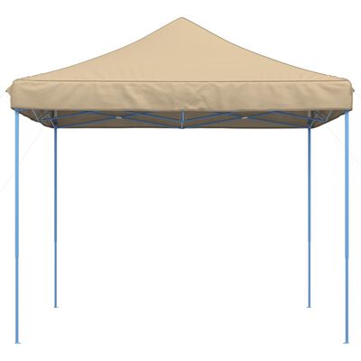 vidaXL Tenda para festas pop-up dobrável 292x292x315 cm bege