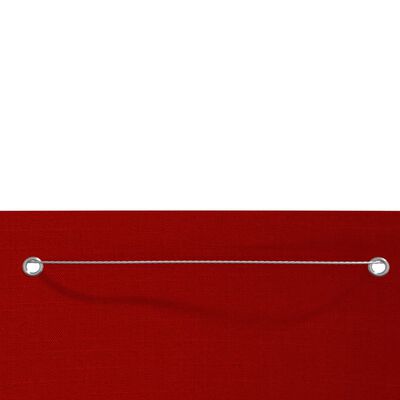 vidaXL Tela de varanda 120x240 cm tecido oxford vermelho