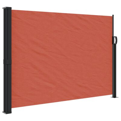 vidaXL Toldo lateral retrátil 140x500 cm terracota