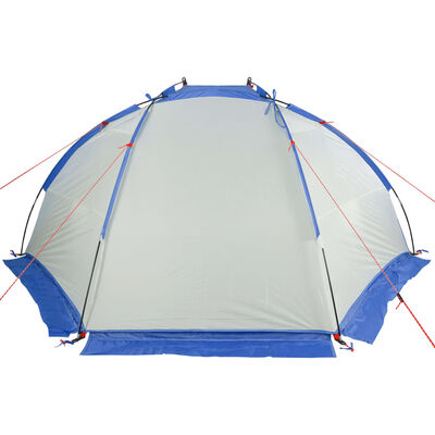 vidaXL Tenda de praia 268x223x125 cm poliéster 185T azul-ciano