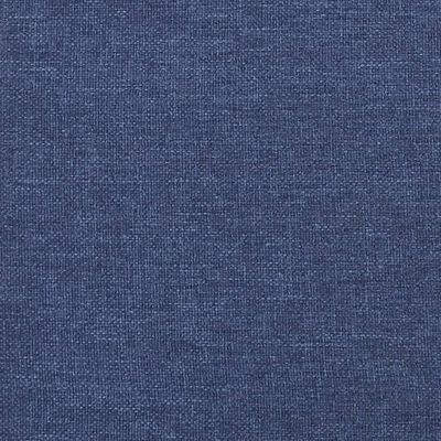 vidaXL Cabeceira de cama 2 pcs tecido 72x5x78/88 cm azul