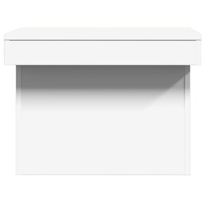 vidaXL Mesa de centro 80x55x40 cm derivados de madeira branco