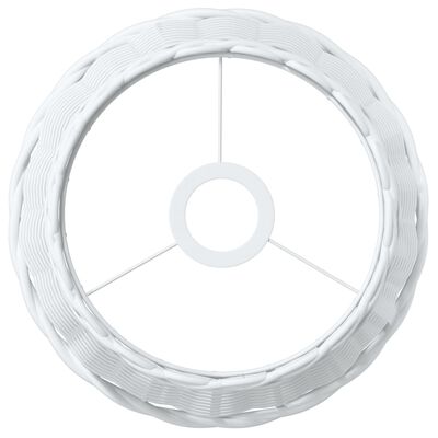 vidaXL Abajur de teto Ø25x17 cm vime branco