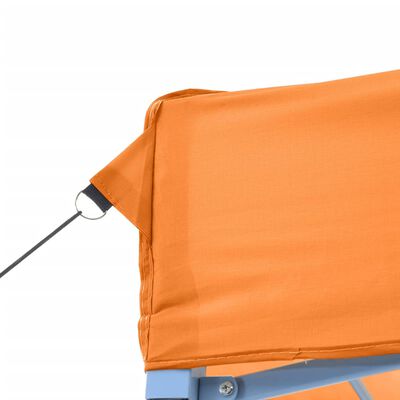 vidaXL Tenda para festas pop-up dobrável 580x292x315 cm laranja