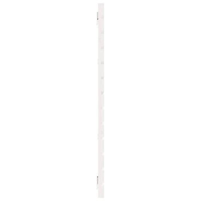 vidaXL Cabeceira de parede 166x3x91,5cm madeira de pinho maciça branco