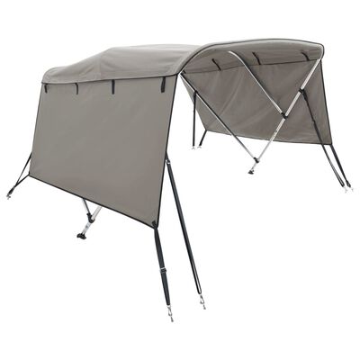 vidaXL Toldo de 3 arcos Bimini c/ paredes laterais 183x(154-167)x137cm