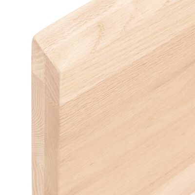 vidaXL Bancada p/ casa de banho 140x60x(2-4)madeira maciça não tratada