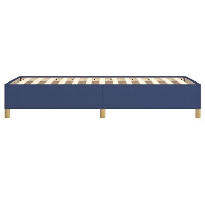 vidaXL Estrutura de cama 90x200 cm tecido azul