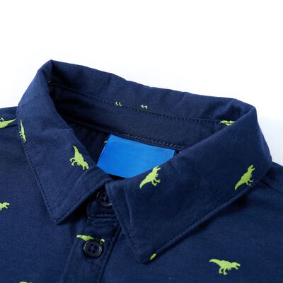 Camisa de criança azul-marinho 140