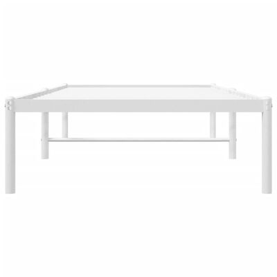 vidaXL Estrutura de cama 80x200 cm metal branco