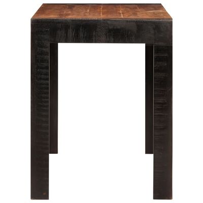 vidaXL Mesa de jantar 120x60x76 cm mangueira maciça castanho-mel