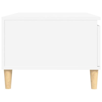 vidaXL Mesa de centro 90x50x36,5 cm derivados de madeira branco