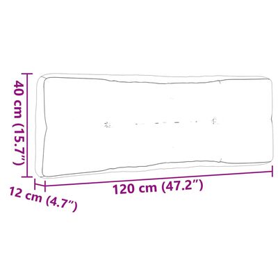 vidaXL Almofadões de paletes 3 pcs tecido antracite