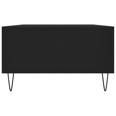 vidaXL Mesa de centro 104x60x35 cm derivados de madeira preto