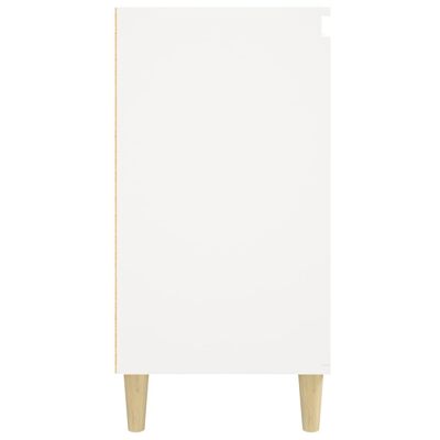 vidaXL Mesas de cabeceira 2pcs 40x35x70 cm derivados de madeira branco