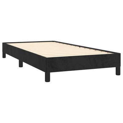 vidaXL Estrutura de cama 80x200 cm veludo preto