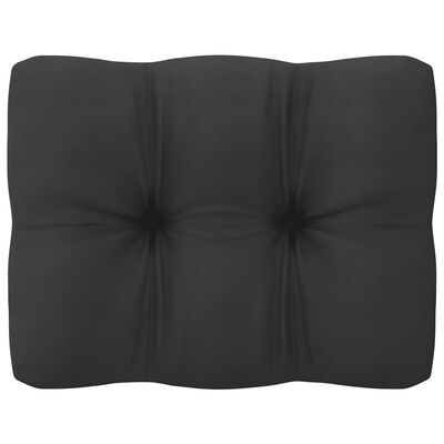 vidaXL 3 pcs conjunto lounge de jardim c/ almofadões pinho maciço