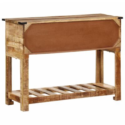 vidaXL Mesa consola 100x35x75 cm madeira de mangueira maciça