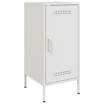 vidaXL Aparador 36x39x79 cm aço branco