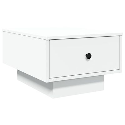 vidaXL Mesa de centro 60x45x31 cm derivados de madeira branco