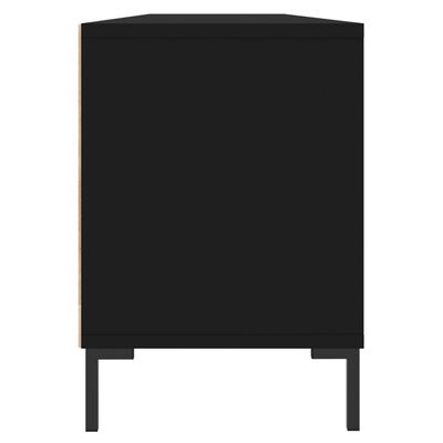 vidaXL Móvel de TV 150x30x44,5 cm derivados de madeira preto