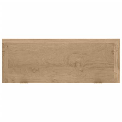 vidaXL Prateleiras de parede 2 pcs 40x15x4 cm madeira de teca maciça