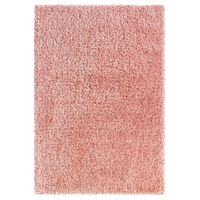 vidaXL Tapete shaggy de pelo alto com 50 mm 160x230 cm rosa