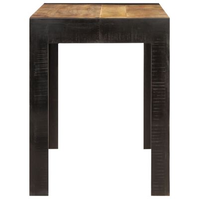 vidaXL Mesa de jantar 120x60x76 cm madeira de mangueira maciça