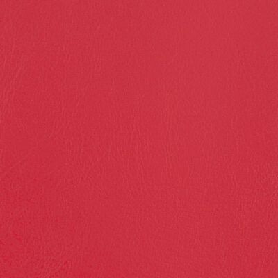 vidaXL Poltrona couro artificial vermelho