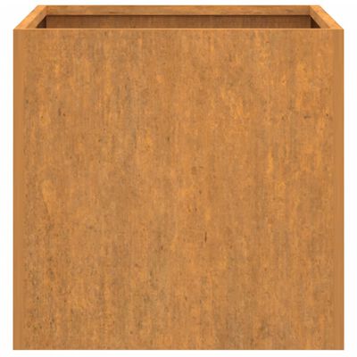 vidaXL Vasos/floreiras 2 pcs 42x40x39 cm aço corten