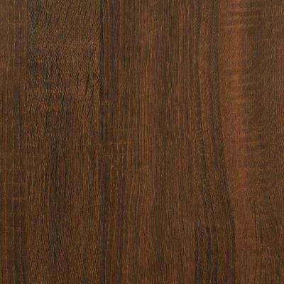 vidaXL Banco arrumação 62x42x46 cm derivados madeira carvalho castanho
