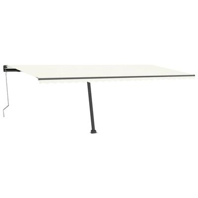 vidaXL Toldo automático independente 600x300 cm cor creme