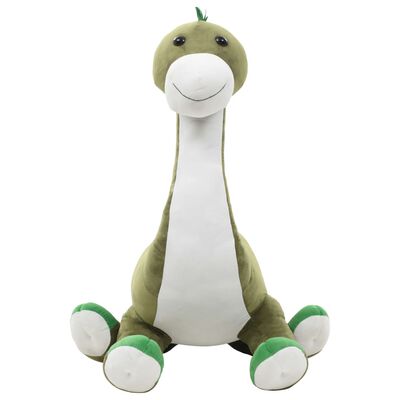 vidaXL Dinossauro brontossauro de peluche verde