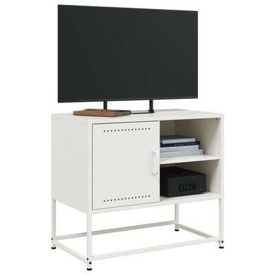 vidaXL Móvel de TV 100,5x39x60,5 aço verde azeitona