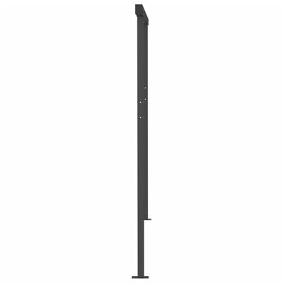 vidaXL Toldo automático c/ LED e sensor de vento 4x3 m amarelo/branco