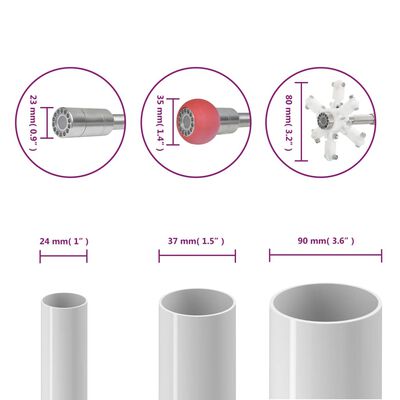 VidaXL Câmara p/ inspeção de tubagens 30 m com caixa de controlo DVR
