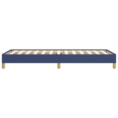 vidaXL Estrutura de cama 90x190 cm tecido azul