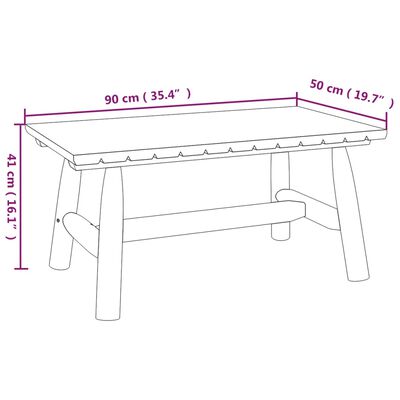 vidaXL 4 pcs conjunto lounge de jardim madeira de abeto maciça