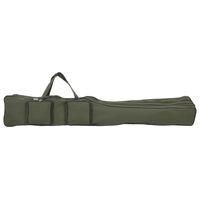 vidaXL Saco para cana de pesca 160 cm tecido oxford verde-escuro