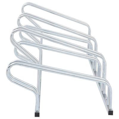 vidaXL Suporte independente para 6 bicicletas aço galvanizado