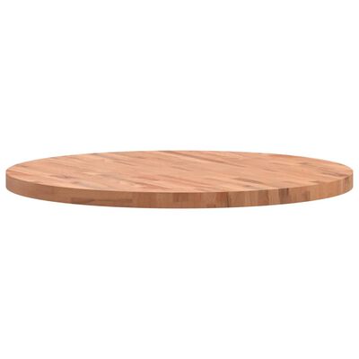 vidaXL Tampo de mesa redondo Ø90x4 cm madeira de faia maciça