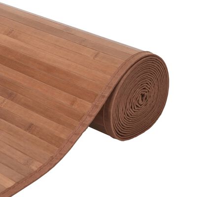 vidaXL Tapete retangular 70x100 cm bambu cor natural