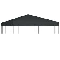 vidaXL Cobertura de gazebo 310 g/m² 3x3 m cinzento